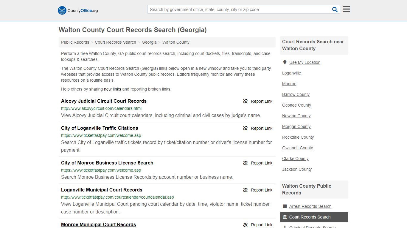 Court Records Search - Walton County, GA (Adoptions ...